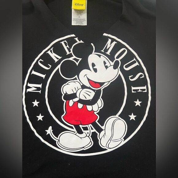 Disney Girls Sweat Shirt Juniors 7/9 Color Black & Red - Picture 5 of 7